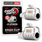 SKÖG front view of Platinum locking air chuck showing compact design and fast connection