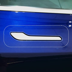 skoko front view of Tesla door handle showing protection and invisible coverage