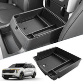 SKTU front view of center console organizer showing clean layout and improved access