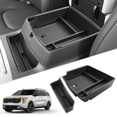 SKTU front view of 2-pack organizer showing clean fit and benefit of tidy storage