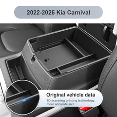 SKTU installed in Kia Carnival console demonstrating neat organization benefit