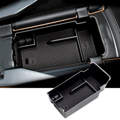 SKTU front view of console organizer showing tidy compartments and quick access