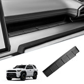 SKTU front view of console tray showing tidy compartments and quick reach benefit