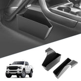 SKTU front view of hanging console organizer showing tidy storage benefit