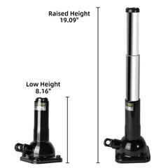 SKYFISH Unijack next to ruler showing height range and easy storage advantage