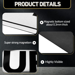 Skyygemm side view showing magnet thickness for strong adherence to steel
