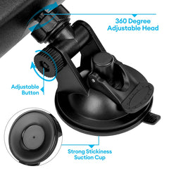 SLIIM suction cup detail highlights strong hold and easy install benefit