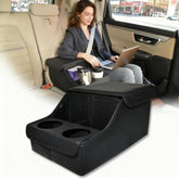 SLOGENTO front view center console showing organized storage and armrest comfort
