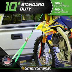 SMARTSTRAPS close-up of push-release cambuckle demonstrating easy tensioning and fast release