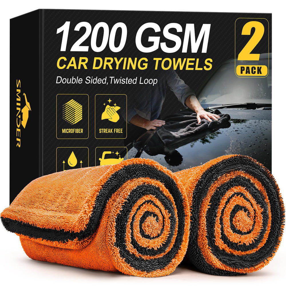 SMINDER front packaging showing orange 2-pack and product benefit fast drying