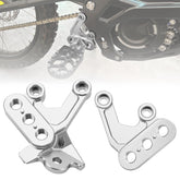 smotrcc front view of bracket showing mounting points and fit for Sur Ron