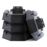 SnapPad SnapJack front view showing complete jack adapter and wider footprint for stability