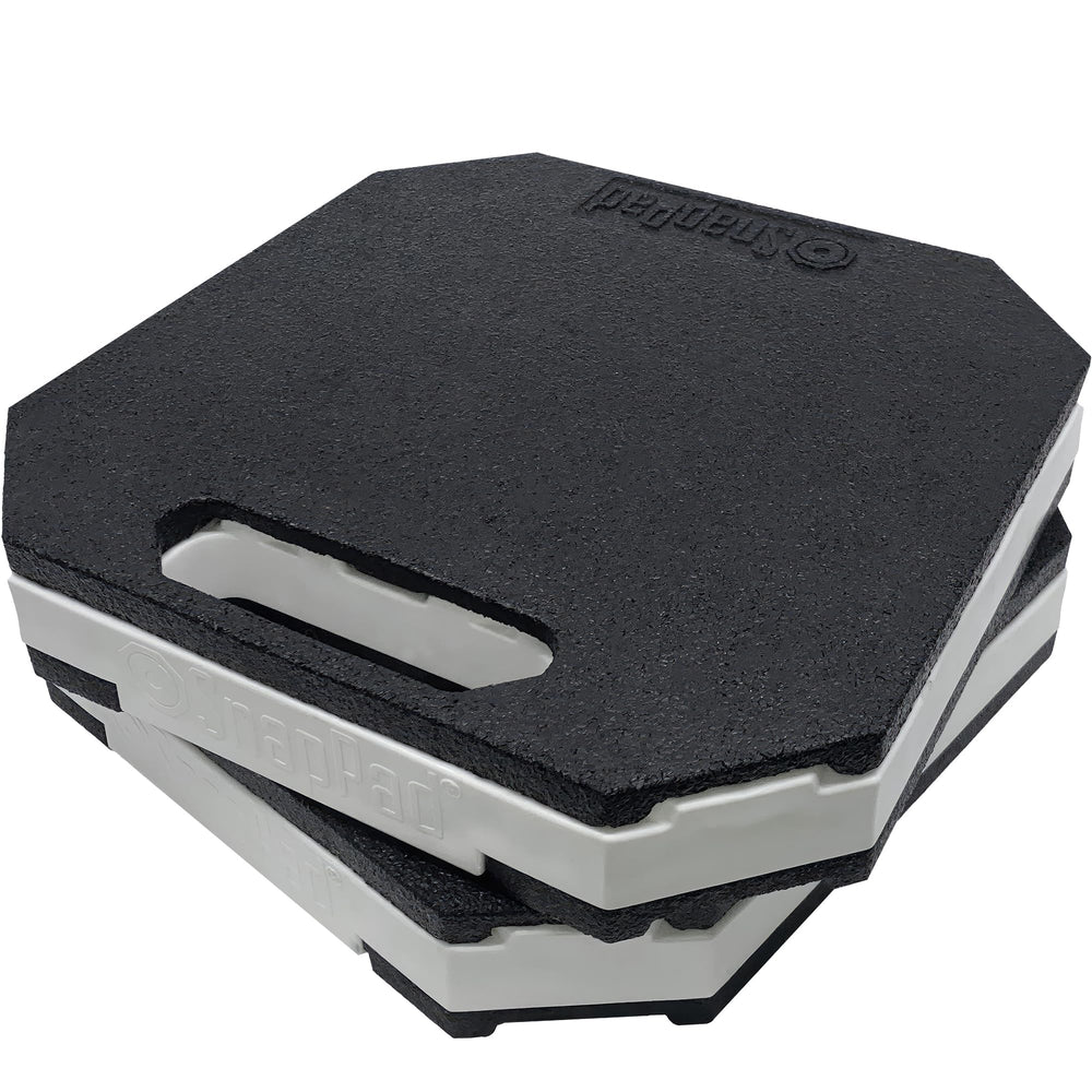 SnapPad StakPad front view showing wide 12x12 surface and stability