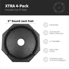 SnapPad Xtra close-up texture displaying recycled rubber durability benefit