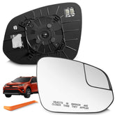 SNEMEEY front mirror glass view showing wide-angle benefit