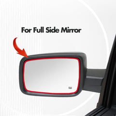 SNEMEEY ABS backing plate detail showing durable material for secure fit and weather resistance