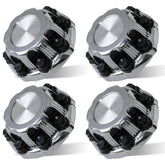snobli front view chrome center cap showing polished face and clean styling benefit