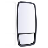 Snobli right-hand mirror installed front view showing improved visibility