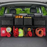 Snuopfy front view showing 3D ripple panel and organized pockets benefit visibility