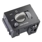 SOAESCN front view of headlight switch showing controls for easy replacement