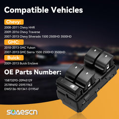 SOAESCN close-up of buttons with textured surface for improved grip and reliable control