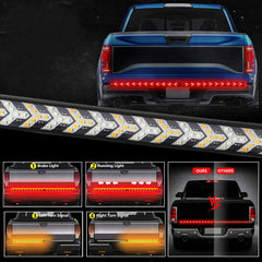 SOCAL-LED LIGHTING close-up of 528 LEDs arrow pattern highlighting clear directional signaling