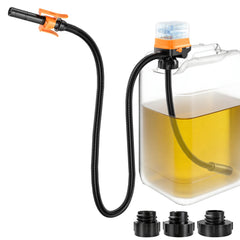 SOFO pump front view showing adapters and compact design for fast transfers