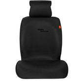 Sojoy front-seat cover on car showing full protection and clean look