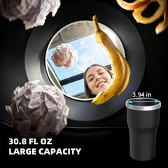 SolExplor fitted in cup holder demonstrating secure stability while driving
