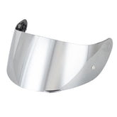 Soman front view of tinted visor showing clear field and fit benefit