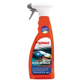 SONAX front label showing product name and 25 oz size, clear branding and benefits