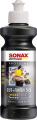 SONAX bottle front view showing product and easy-pour cap for workshop use