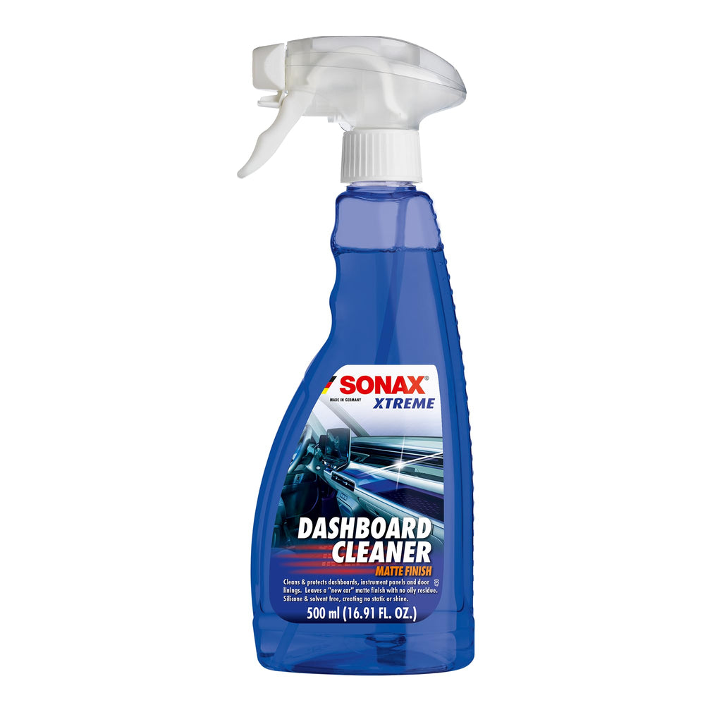 SONAX bottle front label showing product name and matte interior benefit