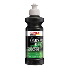 SONAX front label on 250ml bottle showing product name and benefits