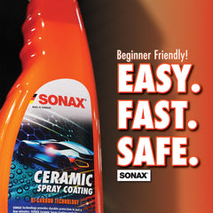 SONAX being applied to a wheel face for easier cleaning and salt protection
