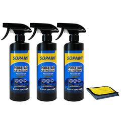 SOPAMI front packaging showing three bottles and product clarity advantage