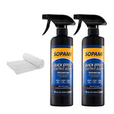 SOPAMI spray bottle front view showing branding and packaging benefits