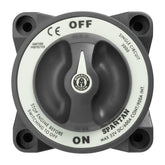 Spartan Power front panel view showing switch face and ON/OFF knob for clear control