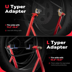 SPECSTAR close-up of adjustable fork heads showing fit versatility advantage