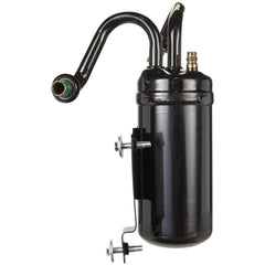 Spectra Premium accumulator front view showing ports and capped fittings for easy clean installation