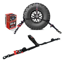 SpeedStrap front view of tire bonnet showing fit and quick setup benefit