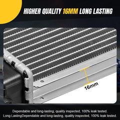 SPELAB radiator core close-up highlighting thick tube walls for durability