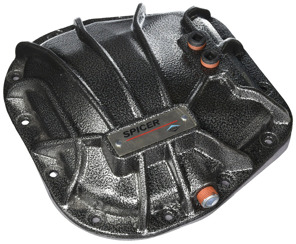 Spicer front view nodular iron cover showing fit and protection benefit