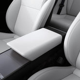 Spigen white armrest cover front packaging showing brand and fit benefits