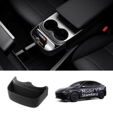 Spigen center console extender front view showing clean fit and organized space