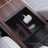 Spigen console tray front overview showing organized compartments and neat storage benefit