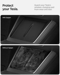 Spigen cover installed in Tesla Model Y Juniper showing factory appearance