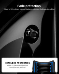 Spigen cap magnetically attached to metal rim for convenient placement