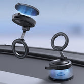 Spigen mount front view showing MagSafe alignment and secure hold benefit