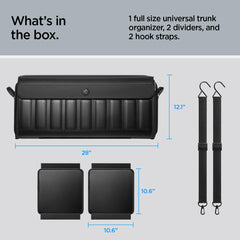 Spigen organizer with lid open showing secure concealment and neat packing